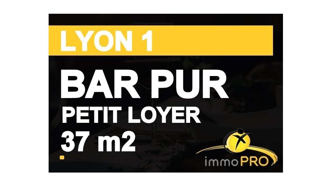 Vente bar traditionnel dans quartier animé de Lyon
