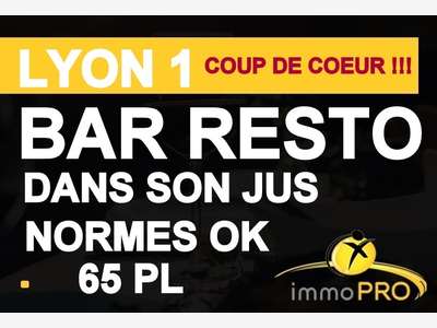 Vente très beau restaurant clé en main à Lyon