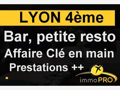 Bar pur à vendre à Lyon 4ème 