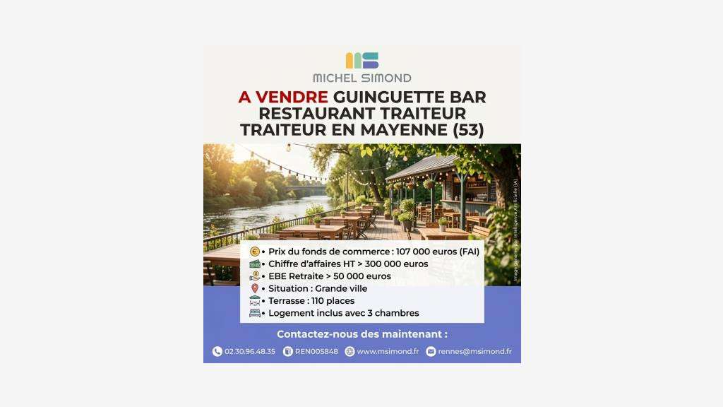GUINGUETTE BAR RESTAURANT TRAITEUR EN MAYENNE (53)