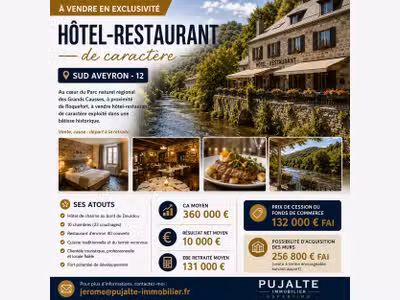 Vente hôtel restaurant dans le Sud Aveyron 12