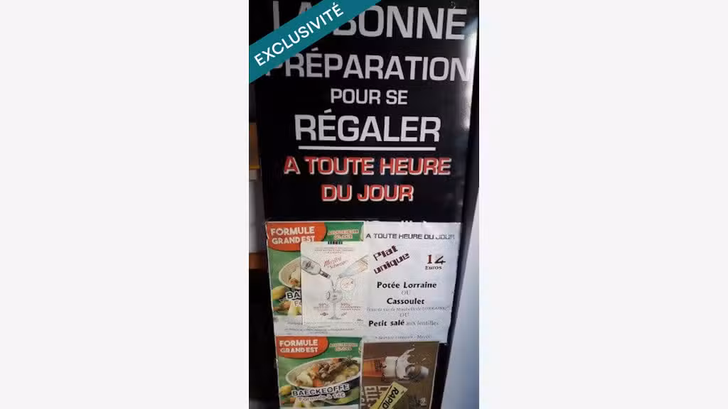 Vente bar licence IV à Mirecourt Proche De Nancy