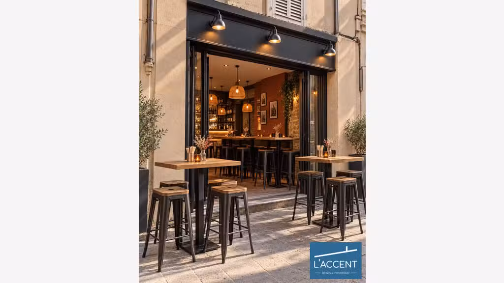 Vente bar-restaurant de 130m² au centre de Nîmes