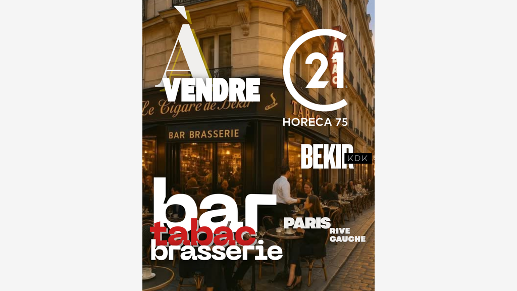 Cède bar brasserie tabac d'angle Paris Rive Gauche