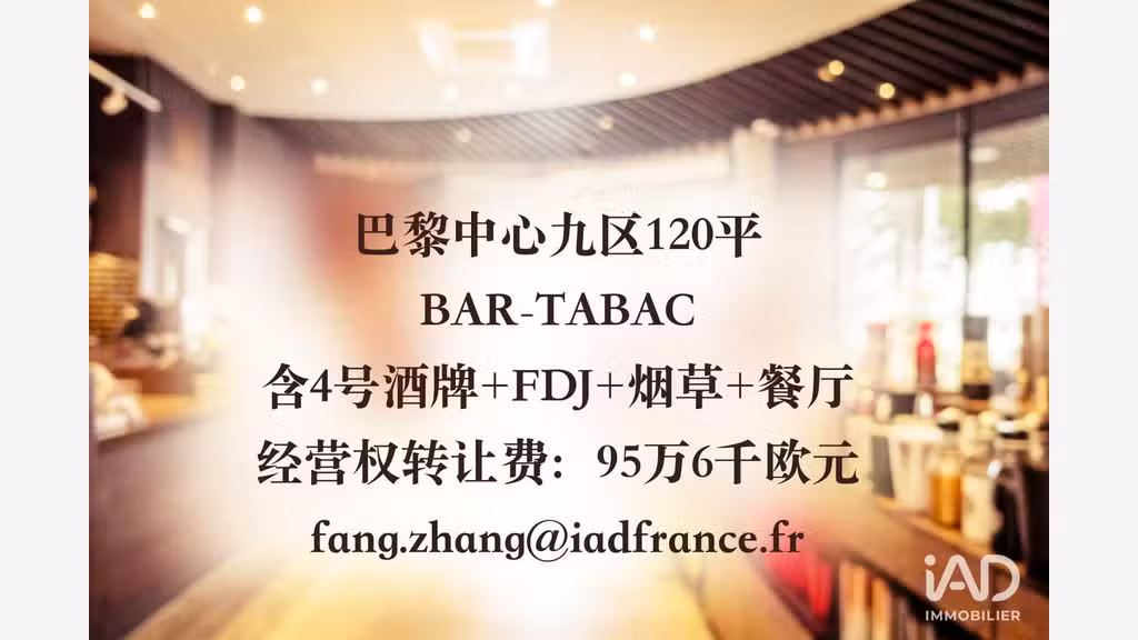 Bar tabac à Paris