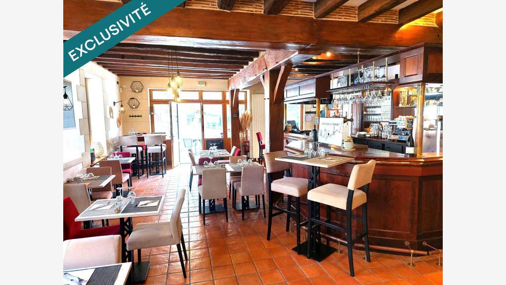 Vente FDC café bar restaurant au centre de Courçay
