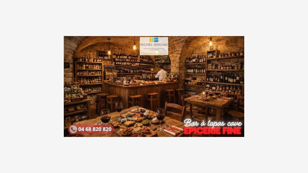 AV bar à tapas lic III en station thermale 66
