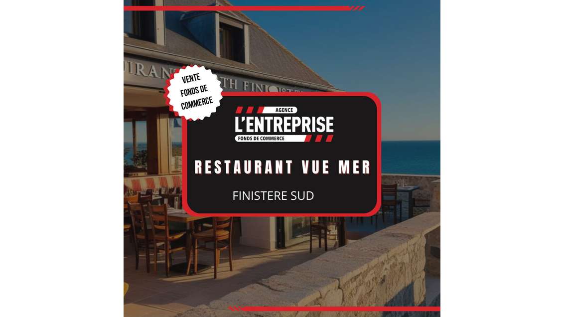 A vendre bar brasserie vue mer proche de Quimper