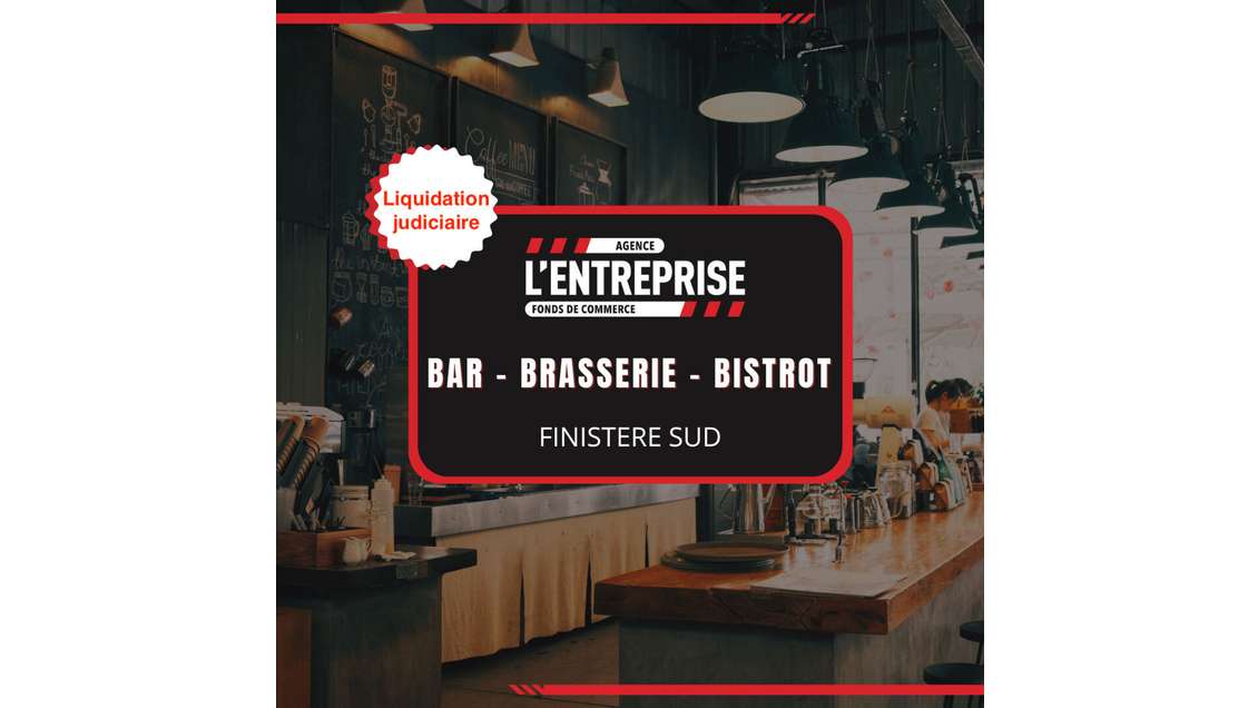 A vendre bar brasserie jeux littoral prox Breton