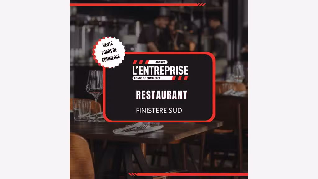 Vente restaurant avec licence IV en Finistère Sud