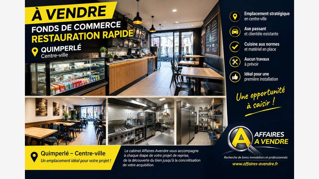 Local commercial restauration rapide - Snacking -