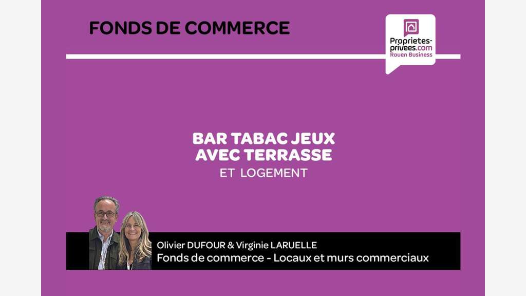 Vente bar tabac FDJ jeux avec terrasse à Darnetal