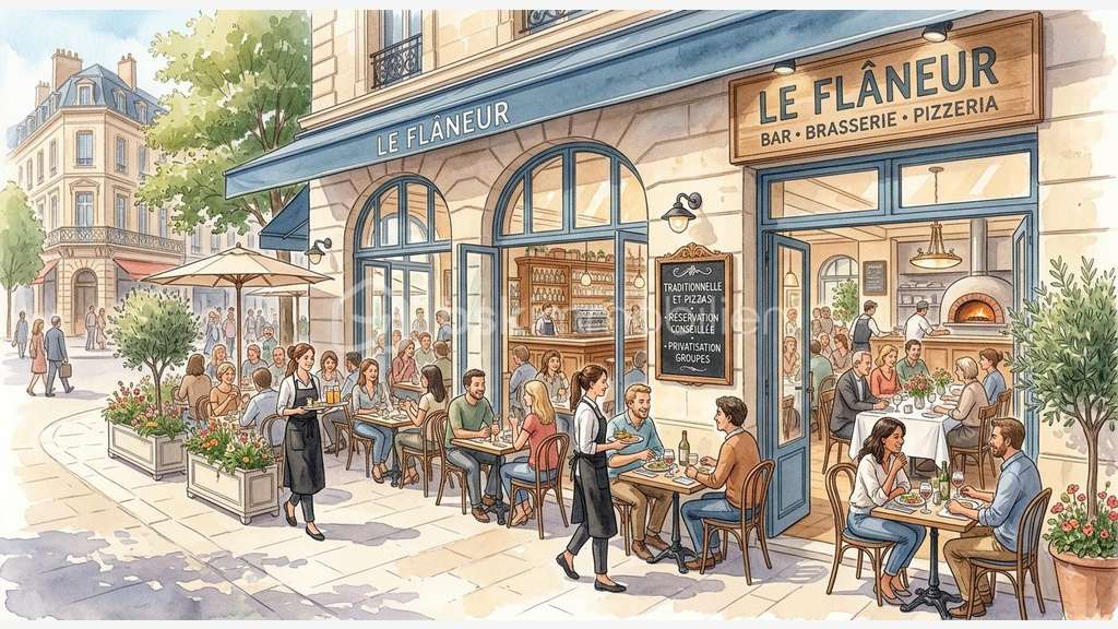 Vente très beau bar brasserie à Rouen Rive Droite