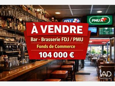 Vente bar brasserie FDJ PMU à Saint-Estève