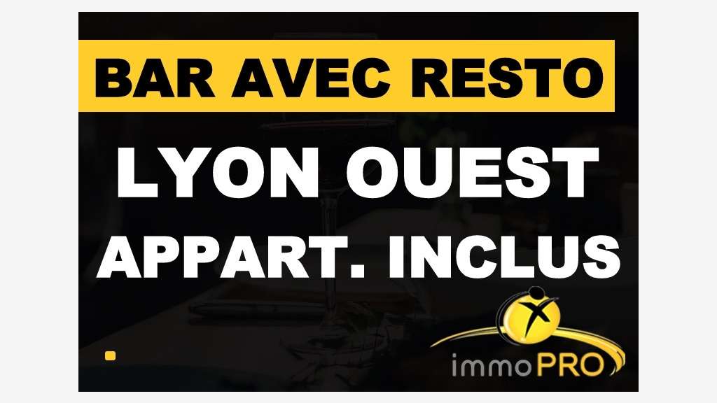 Vente bar restaurant bien équipé à St Genis Laval