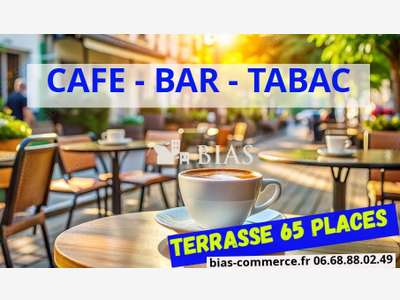 Cède bar tabac loto terrasse limo avec log dept 76