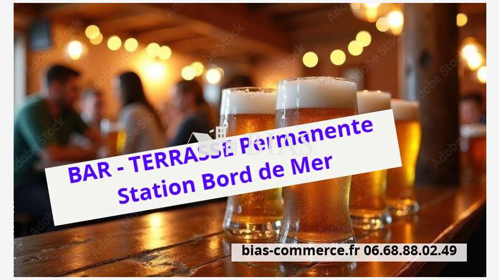 Vente bar de caractère à deux pas de la plage 76