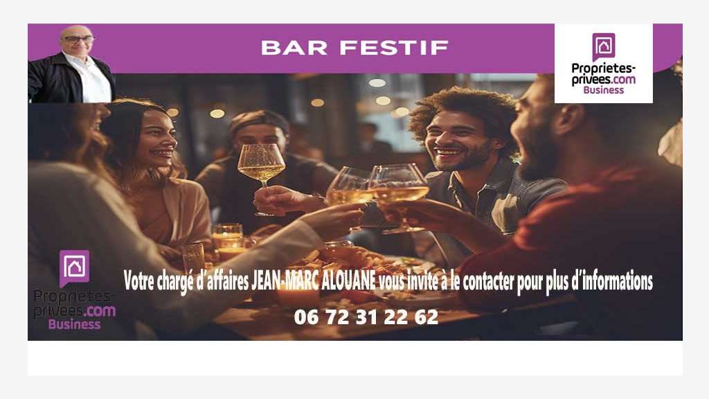 Vente bar glacier 90m² à Sète emp N°1 bord de mer