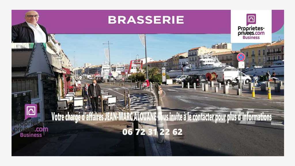 Vente bar glacier 90m² à Sète emp N°1 bord de mer