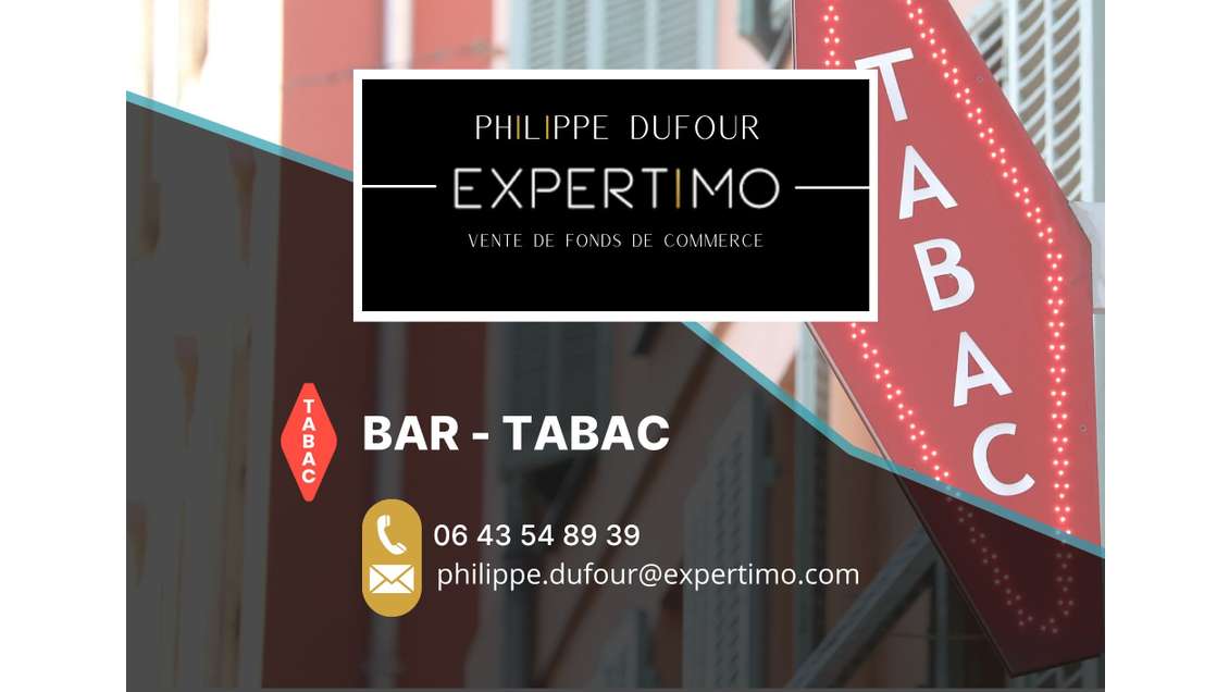Vente bar tabac de 130m² à St Eloy Les Mines