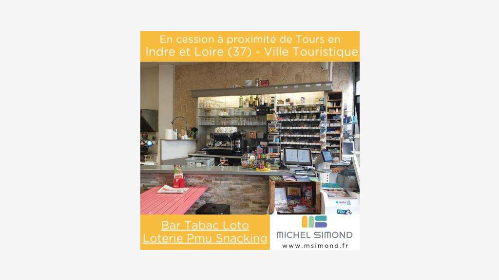 Cède bar tabac loterie PMU vente à emporter Tours