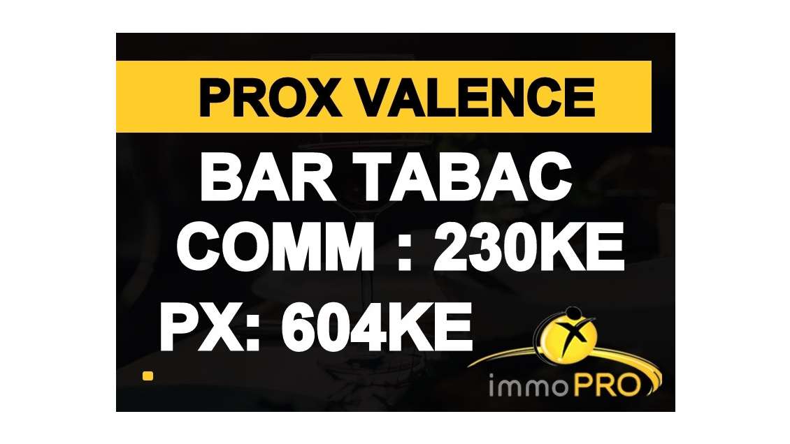 Vente très beau bar tabac terrasse à Valence