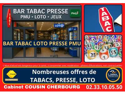 Vente Bar - Brasserie - Tabac à Valognes