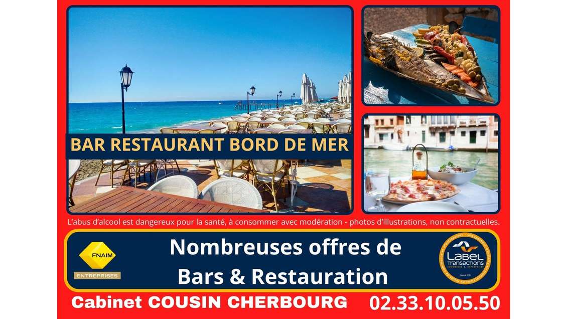 Vente bar brasserie empl N°1 côte touristique 50