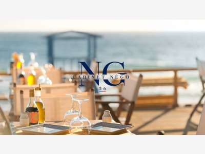 Vente restaurant beach house face mer à Vannes