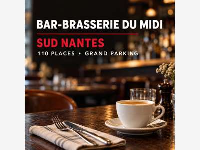 Bar brassserie Nantes sud avec parking