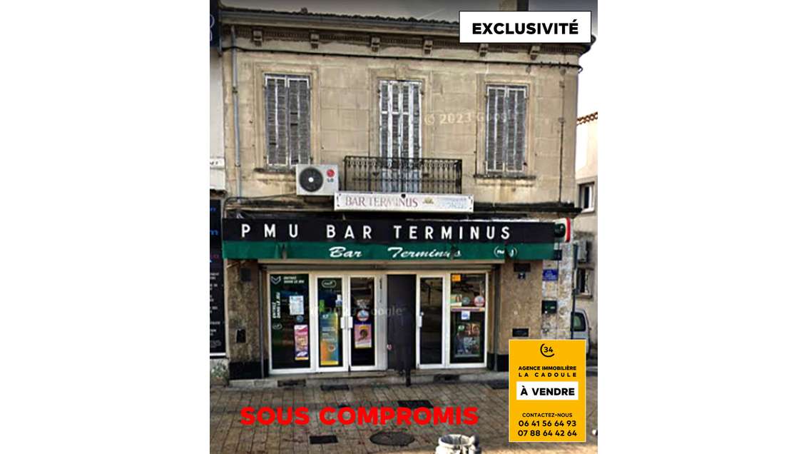 Vente bar loto PMU face gare Ste Marthe Marseille