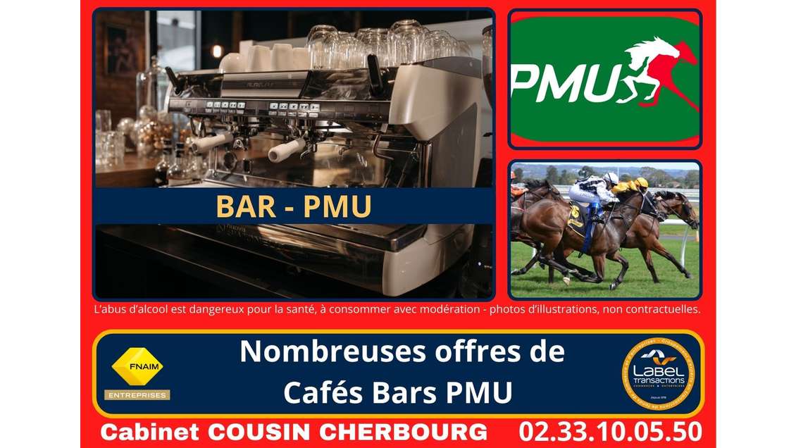 Vente bar PMU sur emplacement N° 1 à Carentan