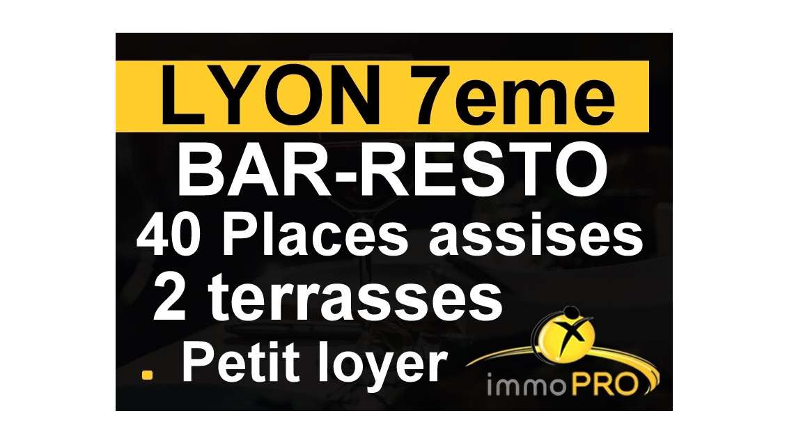 A vendre bar restaurant secteur dynamique 69007
