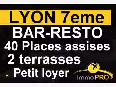 A vendre bar restaurant secteur dynamique 69007