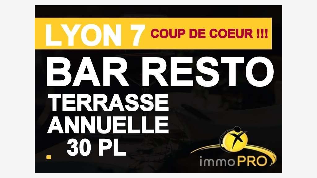 A vendre superbe bar restaurant à Lyon 69007