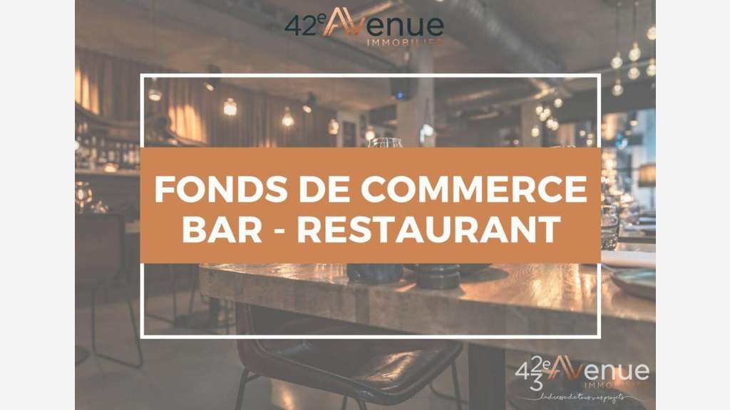 Bar restaurant à vendre empl n°1 à Saint Etienne