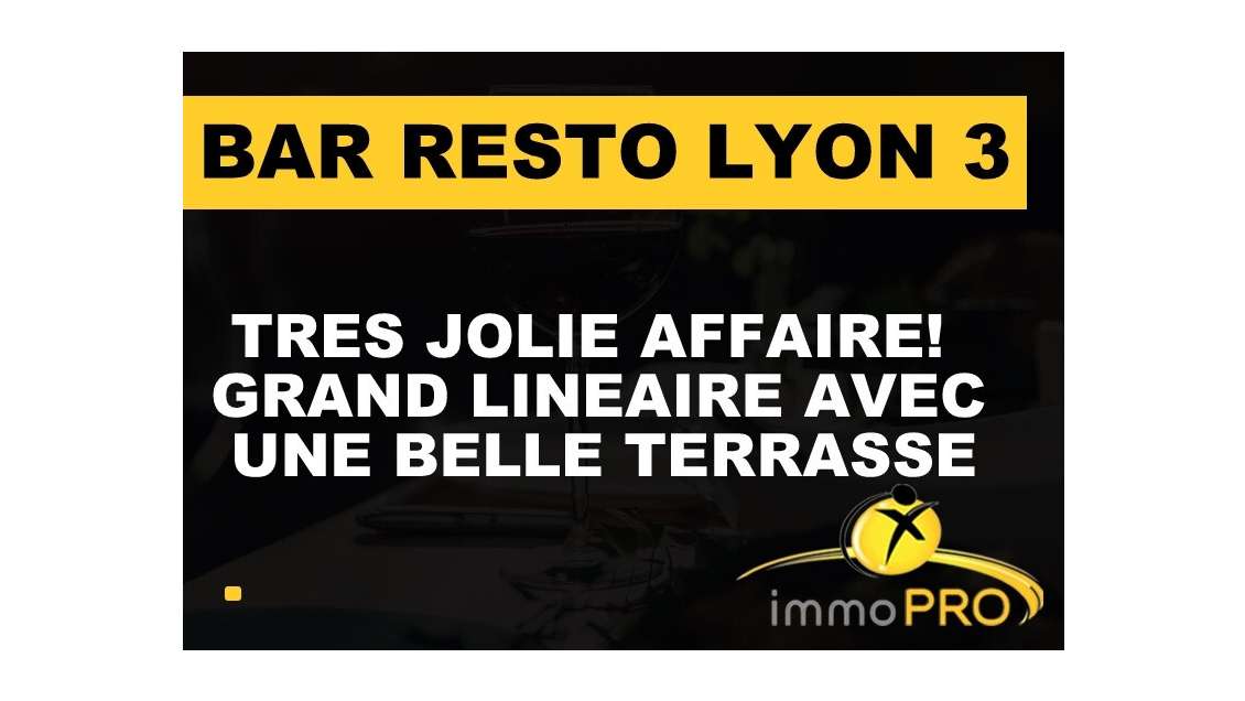 Vente bel établissement  bar restaurant Lyon 69003