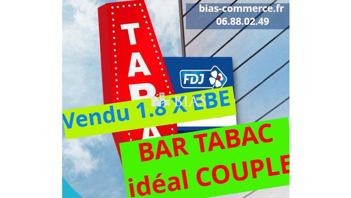 Vente bar-tabac-FDJ logement idéal couple dept 76