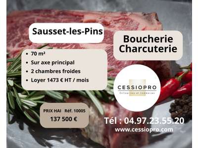 Vente Boucherie - Charcuterie à Sausset-les-Pins