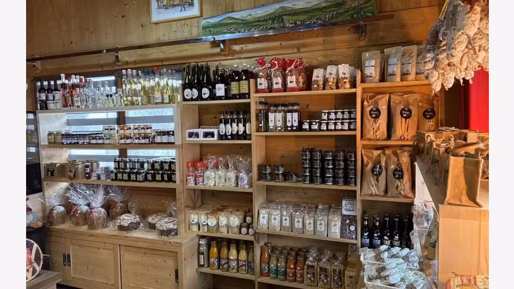 Vente boutique produits régionaux à Crest Voland