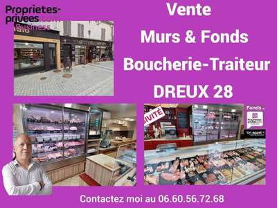 Exclusivité Vente boucherie à Dreux centre piéton