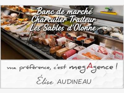AV banc de marché alimentaire les Sables d'Olonne