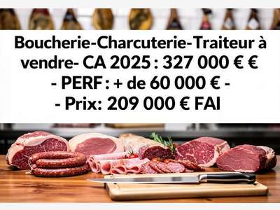 Vente FDC boucherie charcuterie traiteur à Nice