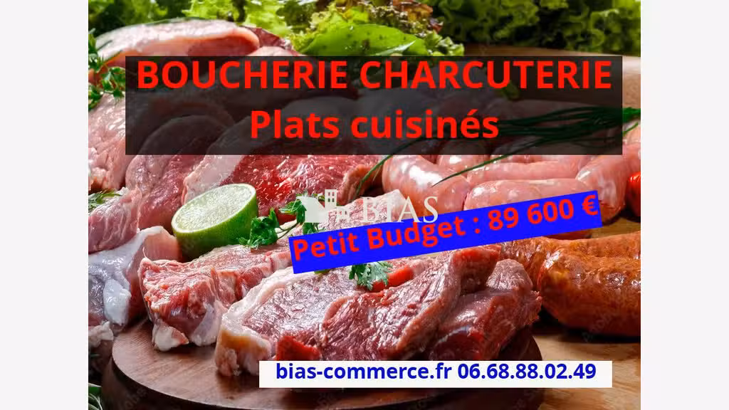 A vendre boucherie charcuterie plats cuisinés 76