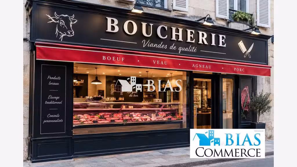 Vente boucherie-charcuterie clé en main dept 76