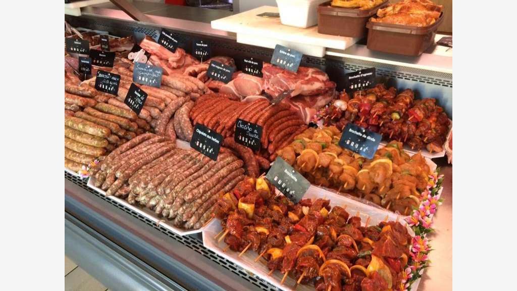 Vente boucherie-charcuterie en centre bourg Trun