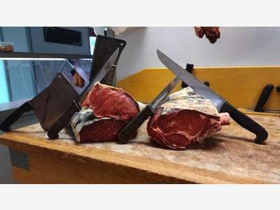 Vente boucherie-charcuterie en centre bourg Trun