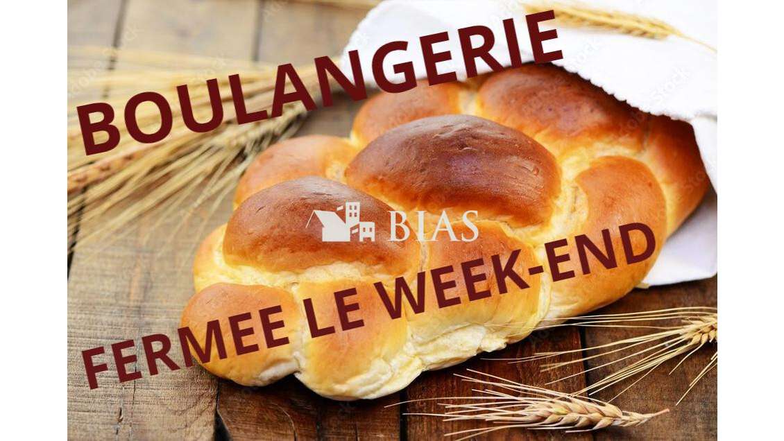 Vente boulangerie de semaine à vendre au Havre