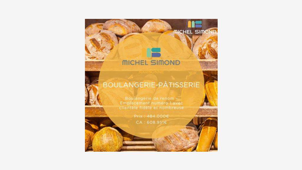 Vente boulangerie pâtisserie viennoiserie Aude