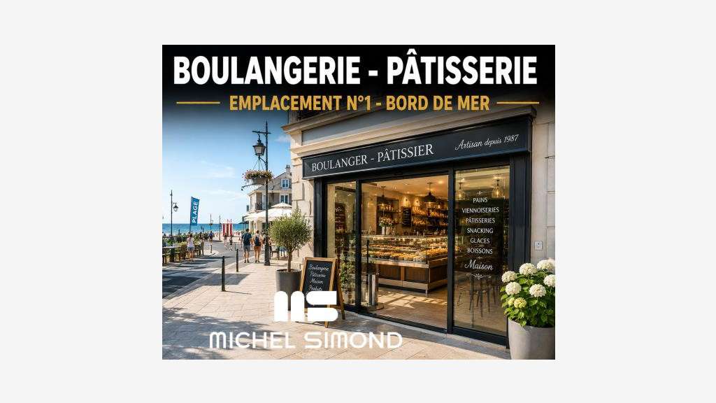 Vente boulangerie-pâtisserie N°1 mer Calvados